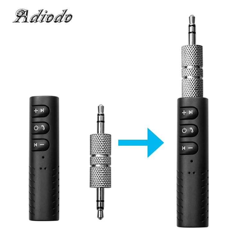 Автомобильный Bluetooth AUX ММ 3 5 мм разъем приемник Громкая связь Вызов адаптер