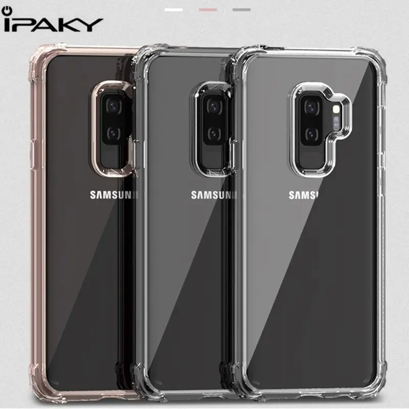 Чехол накладка для Samsung Galaxy S9/S9 plus прозрачный|Бамперы| |