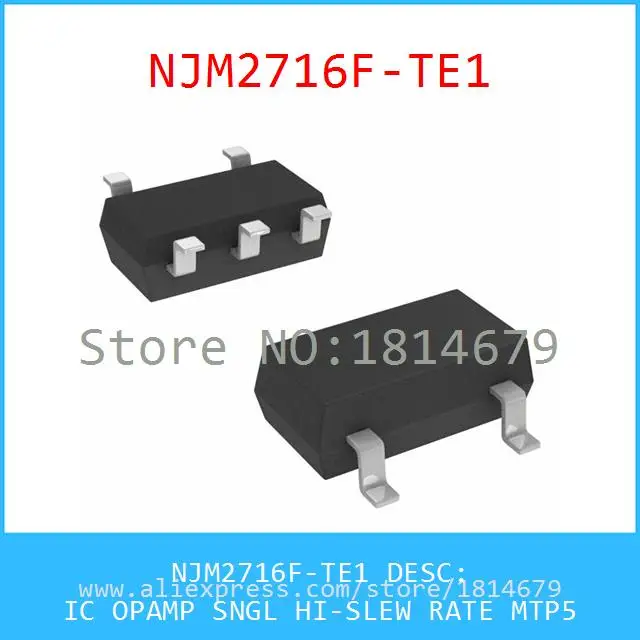 Бесплатная Доставка 3 Шт./лот NJM2716F-TE1 IC ОПЕРАЦИОННЫЕ УСИЛИТЕЛИ SNGL HI-SLEW СКОРОСТЬ MTP5