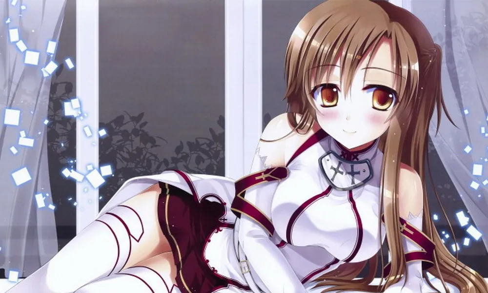 

Sword Art Online Anime Asuna 95 x 55 CM Mini Single-layer Baby Blanket #39469