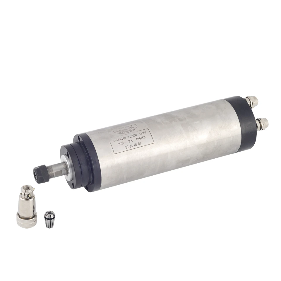Daedalus CNC мотор шпинделя 110 кВт 1500 В ER11 65 мм мотор шпинделя гравировки с водяным охлаждением Вт для фрезерования древесины инструмент DIY