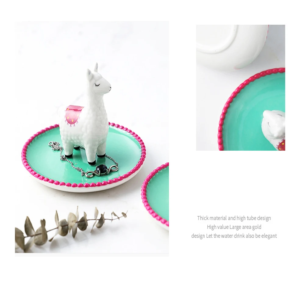 Лоток для хранения ювелирных изделий из керамики в скандинавском стиле