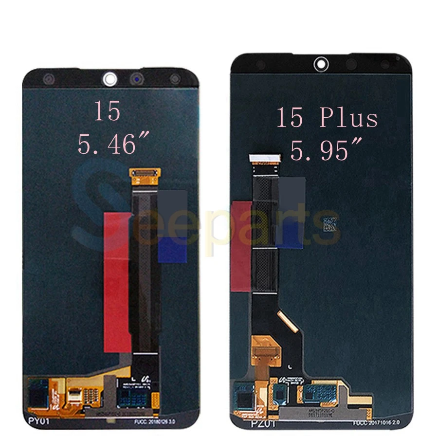 5,9" ЖК-экран Meizu 15 Plus ЖК-дисплей сенсорный экран дигитайзер полная сборка 1440x2560 Meizu 15 Plus lcd