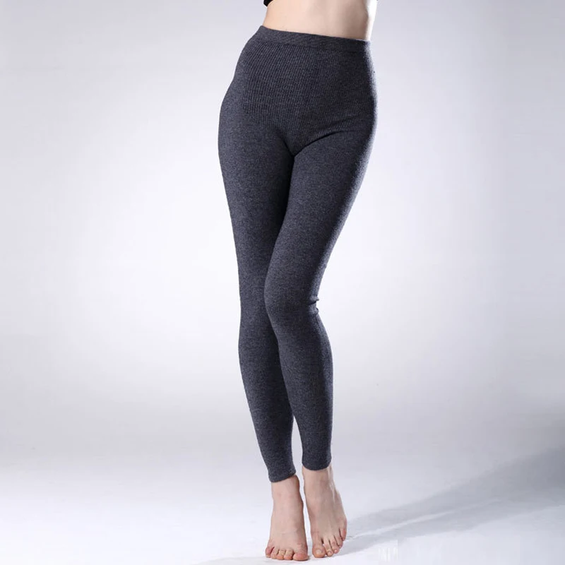 Woolen Leggings Warm 2018 Women Winter Knit Pants Cashmere Knitted Thick Stirrup Pants Ladies Slim Long Trousers Pantalones M-2X