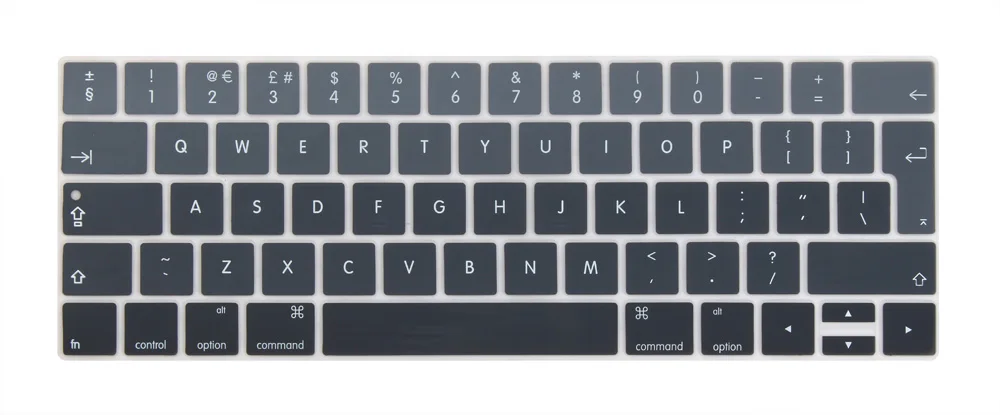 Чехол для клавиатуры 2016-2018 Macbook Pro 13 15 дюймов с сенсорной панелью новая модель A1706