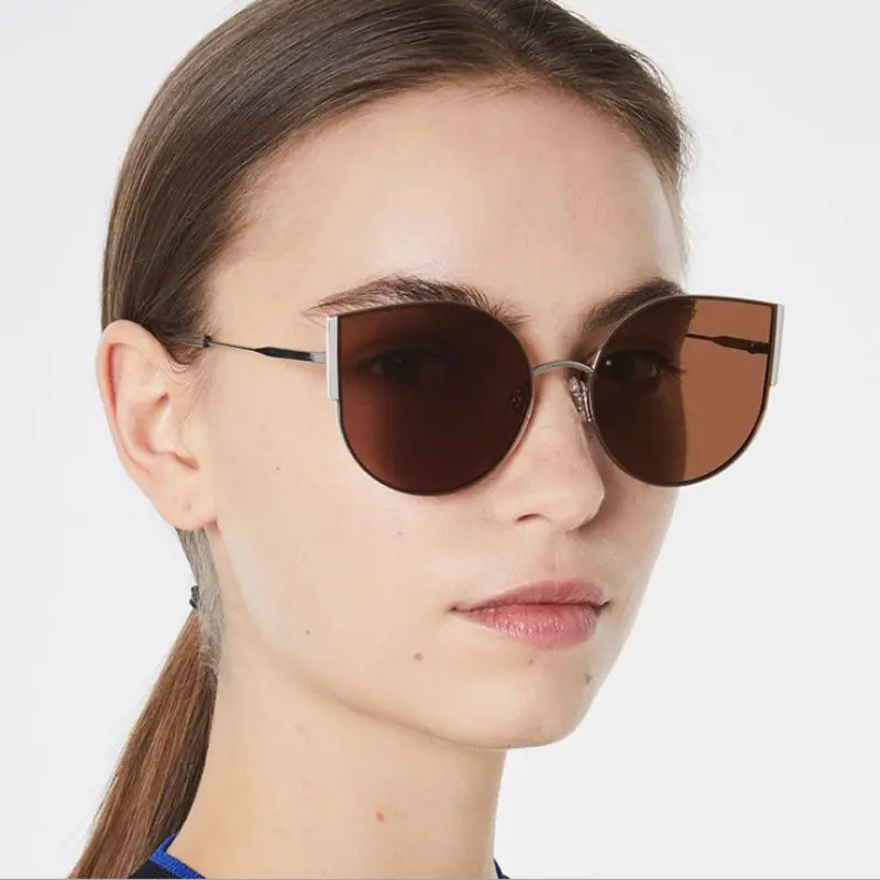 Fashion Cat Eye Sunglasses Women Brand Designer Vintage Retro Sun glasses Female Cateyes Sunglass UV400 Shades | Аксессуары для