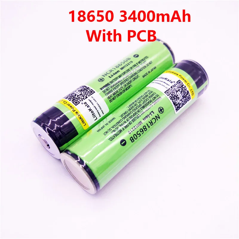 10 единиц/Лот Новый liitokala lii-30B 18650B перезаряжаемая батарея для ncr18650B 3400 mAh 3 7 V PCB