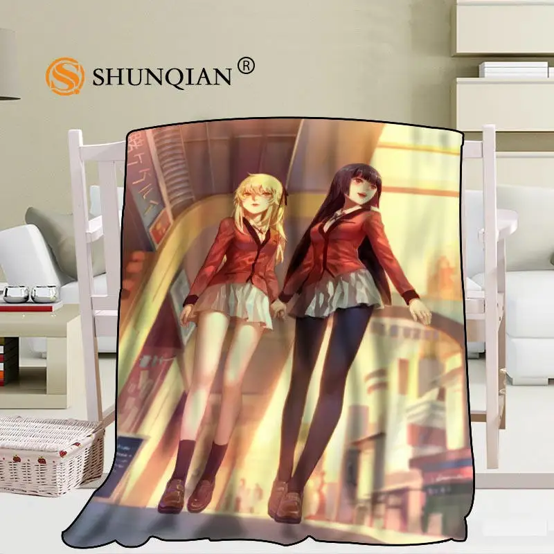 14 Kakegurui аниме одеяло смешанная ткань 56x80 дюймов 50X60 дюймов 40X50 дюймов диван кровать пледы одеяло ребенок взрослый теплое одеяло - Цвет: 14