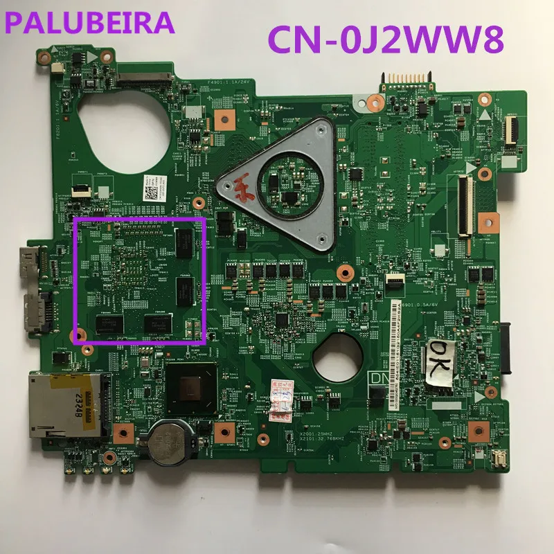 PALUBEIRA J2WW8 0J2WW8 CN-0J2WW8 Ноутбук материнская плата для Dell N5110 DDR3 8 Видео память основная плата 100% РАБОТАЕТ.