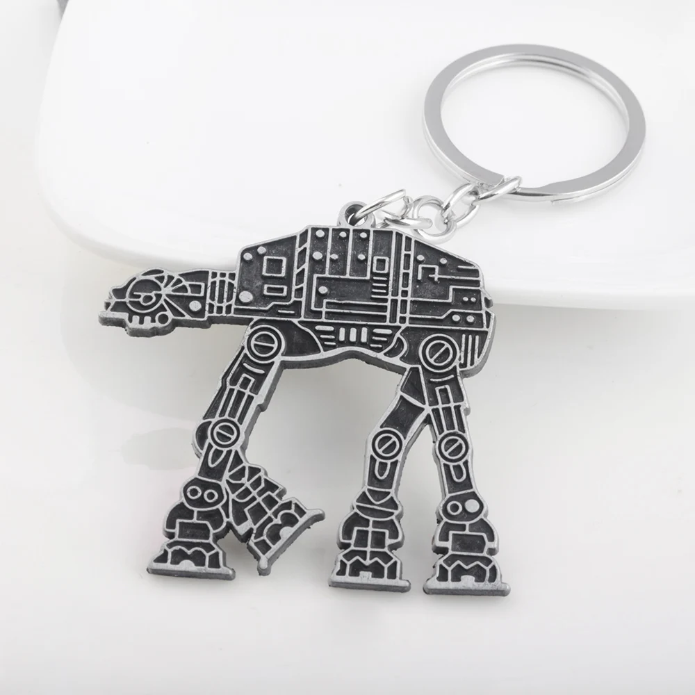Игра Звездные войны: battleпередний ATAT WalKer брелоки космический корабль высокое качество металлический брелок для мужчин автомобиля женские сумки аксессуары
