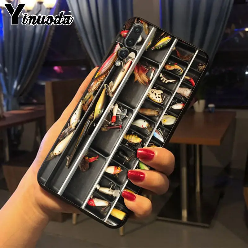 Yinuoda рыбки выпрыгивают из воды деревянные рыболовные снасти Коробка Рыболовные