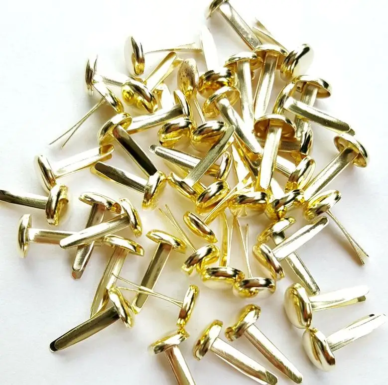 3000 шт. 8 мм черные Серебряные Золотые разноцветные белые Скрапбукинг брадсы