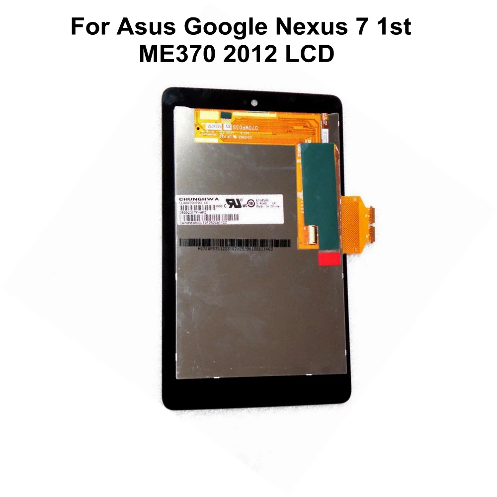 Оригинальный ЖК-дисплей для Asus Google Nexus 7 1st ME370 2012 + сенсорный экран дигитайзер