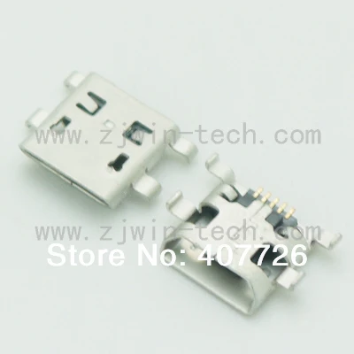 10 контактный разъем Micro USB 2 0 для зарядки планшетов и телефонов 5 DIP (наклонный)