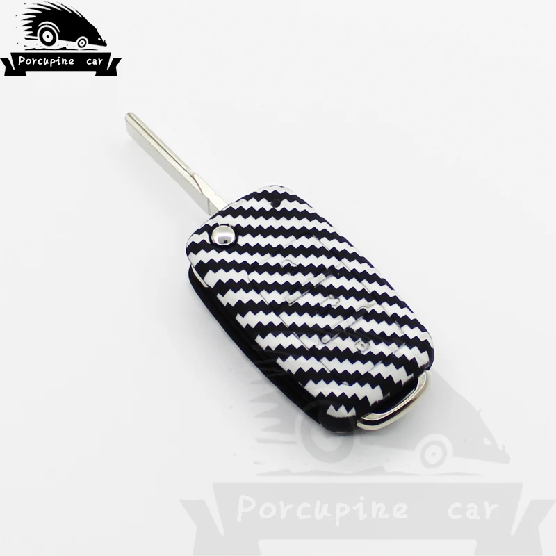Чехол для ключа автомобиля силиконовый чехол Volkswagen polo passat b5 golf 4 5 6 mk6 tiguan Gol CrossFox Plus