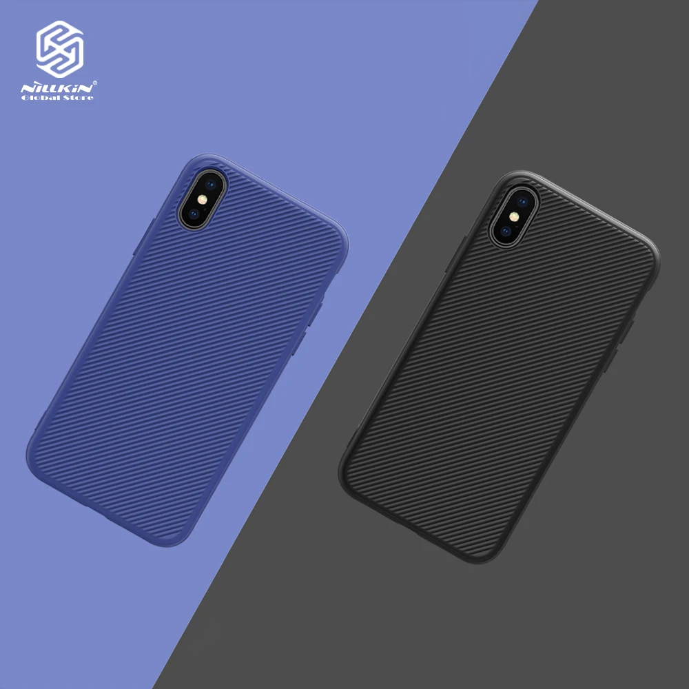 NILLKIN для iphone Xs чехол Крышка корпуса Eton Розничная упаковка задняя крышка X |