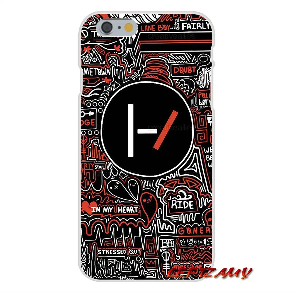 Музыкальный ремешок 21 Twenty One Pilots для Huawei P Smart Mate Y6 Pro P8 P9 P10 Nova P20 Lite Mini 2017 силиконовые