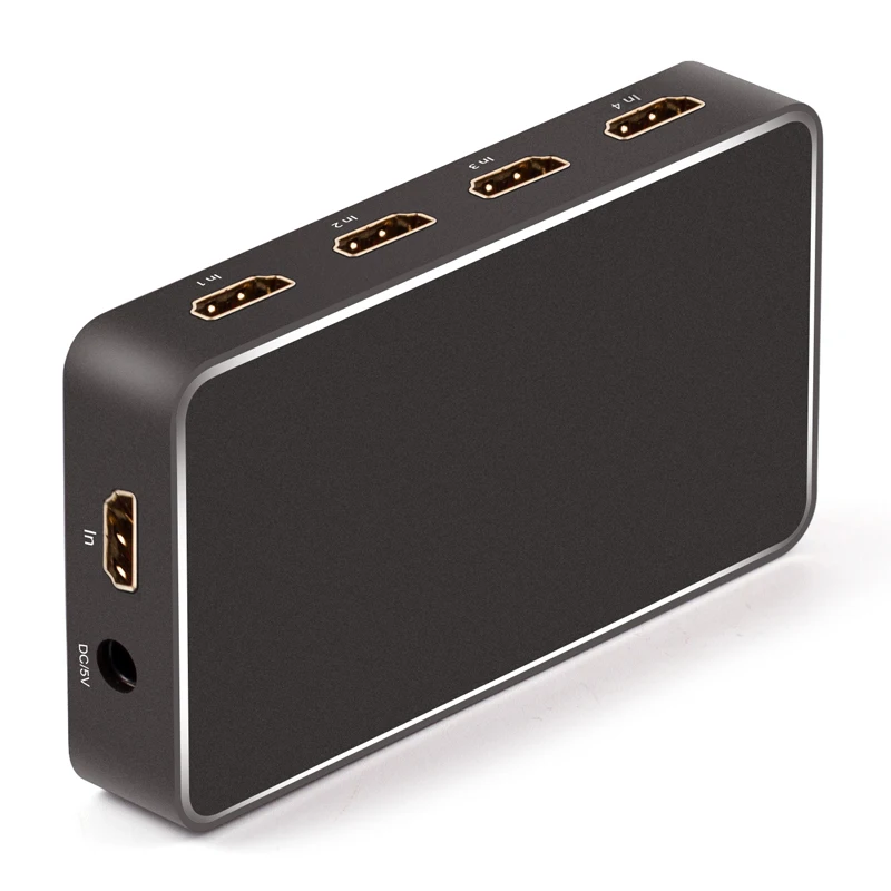 LEORY VK-104K 4K 1 в 4 Out HD HDCP 3 разветвитель Поддержка сигнала распределитель DTS-HD AC3 с