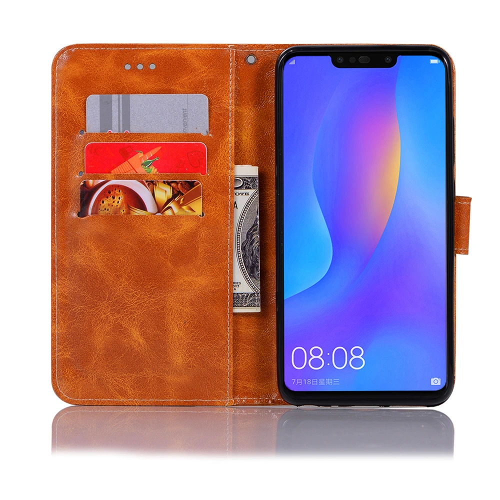 Модный чехол кошелек для Huawei Y7 Pro 2019 / Enjoy 9 /Honor 8C телефона с подставкой