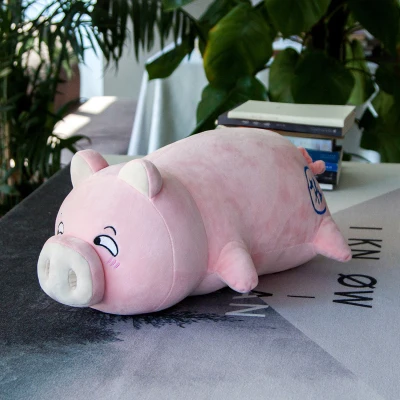 38-70cm 9 Syles Lying Resting Pig Stuffed Plush Toy Big Dolls Birthday Gift Sofa Cushion Cute Soft Sleeping with Nostril | Игрушки и