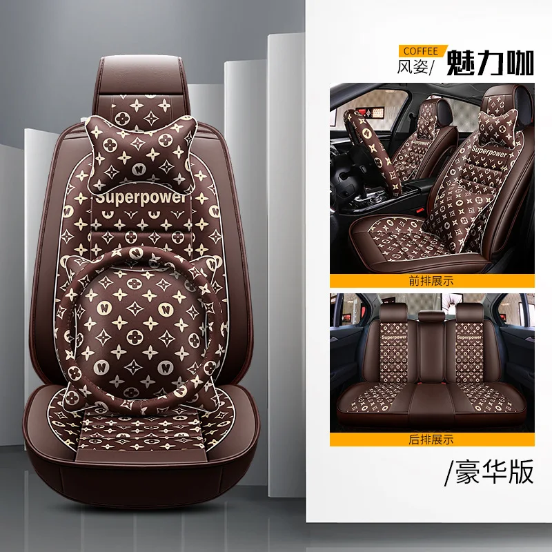 Модные автомобильные аксессуары hello kitty Fundas Coche Asiento универсальный чехол на заднее сидение автомобиля кожаный чехол для автокресла Универсальный - Название цвета: 10