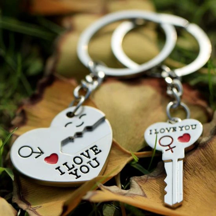 

10 Pairs Key to My Heart couple Keychain wedding souvenirs Wedding Gifts For Guests Obsequios Boda