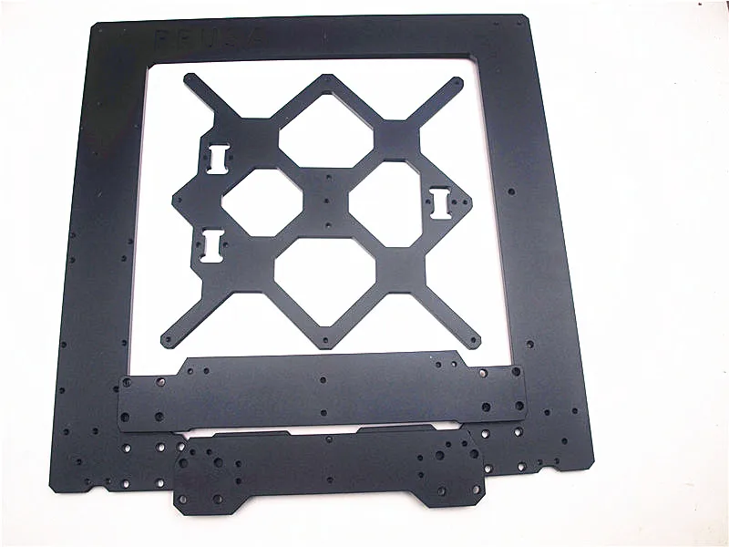 Набор металлических рамок из алюминиевого сплава Funssor Prusa i3 MK3 черного цвета