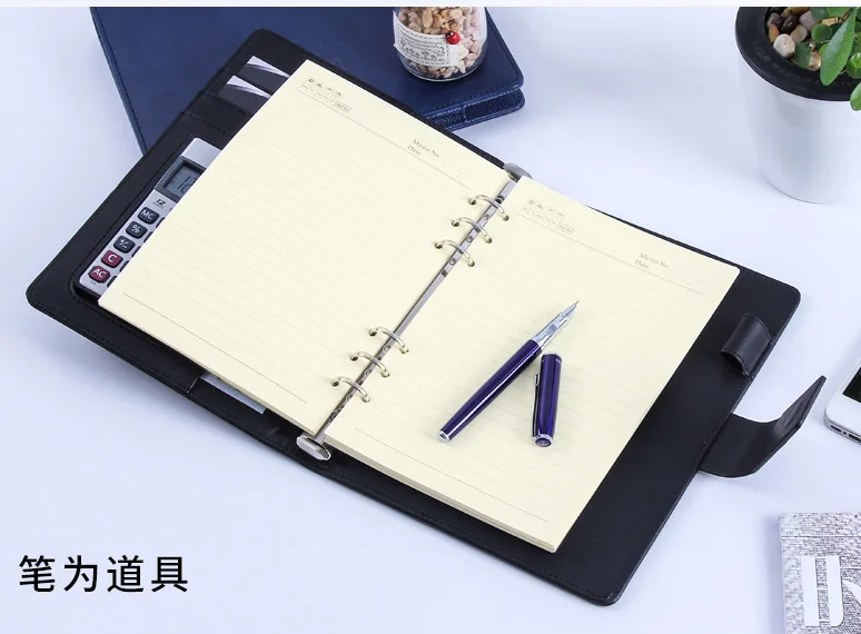 Блокнот органайзер А5 из искусственной кожи с застежкой 1192D|agenda organizer|loose leaf