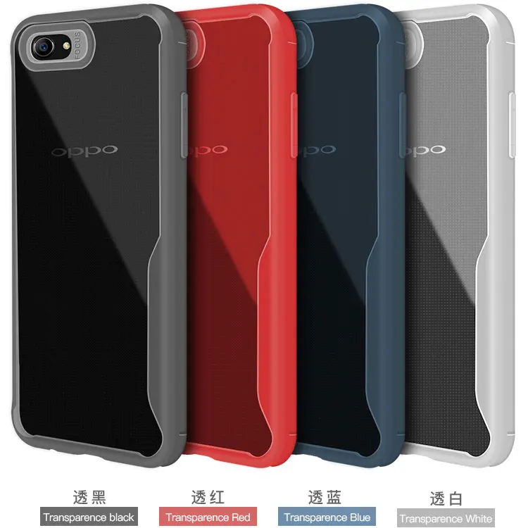 Прозрачный чехол из закаленного стекла для OPPO A83 защитный ТПУ F5 A73 A1 F7 A3 R17 F9 F11 Pro