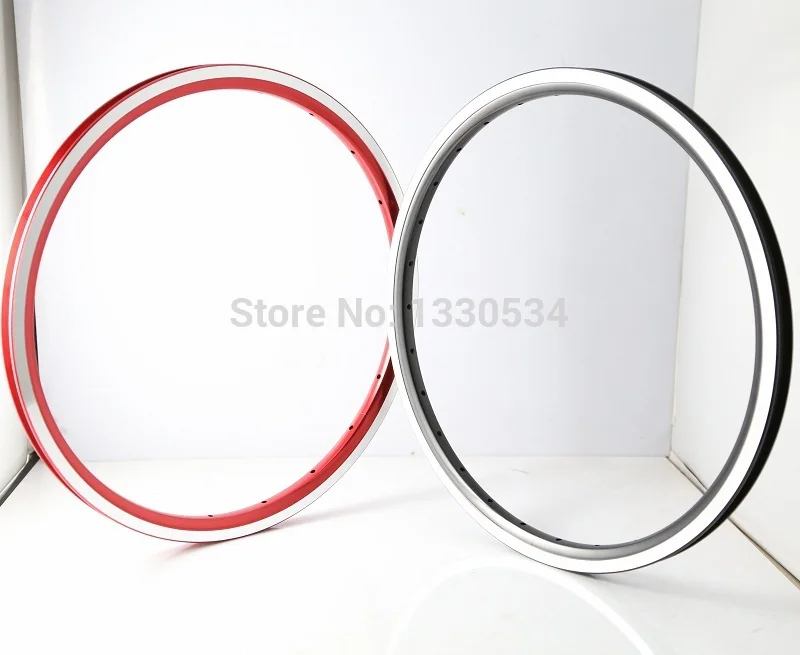 Клинчерный обод Kinlin nbr 305/349 220 г с отверстиями 20/24/28 черный серебристый