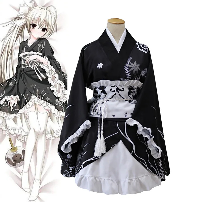 

Японское женское кимоно юката с Оби, танцевальное платье для выступлений, милый костюм для косплея молодой девушки, Женский сатиновый костю...