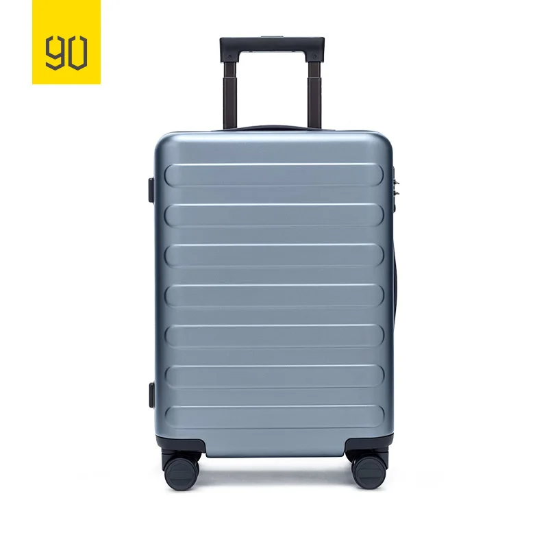 Lake Blue NINETYGO 90FUN PC чемодан на колесиках для путешествий переноска на колесиках TSA замок бизнес отдых для школы самолет унисекс - Цвет: Lake Blue