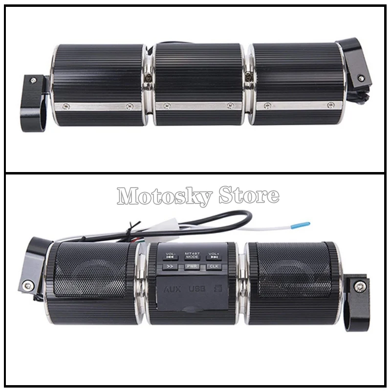 Мотоциклетный mp3-плеер Bluetooth-динамик с FM-радио на руль динамик регулируемым