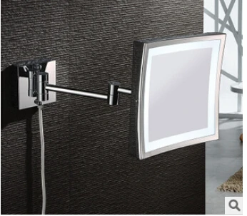 Зеркало для ванной настенное Латунное с увеличением в 3 раза 8 дюймов|bath mirror|led wall