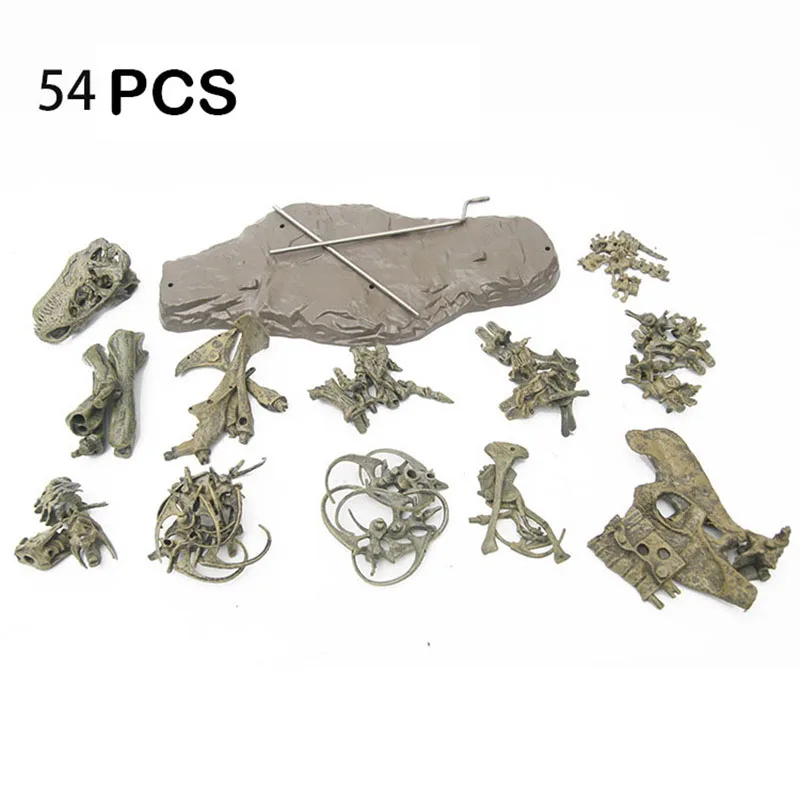 3D модель динозавра Детские сборочные игрушки моделирование ископаемый скелет