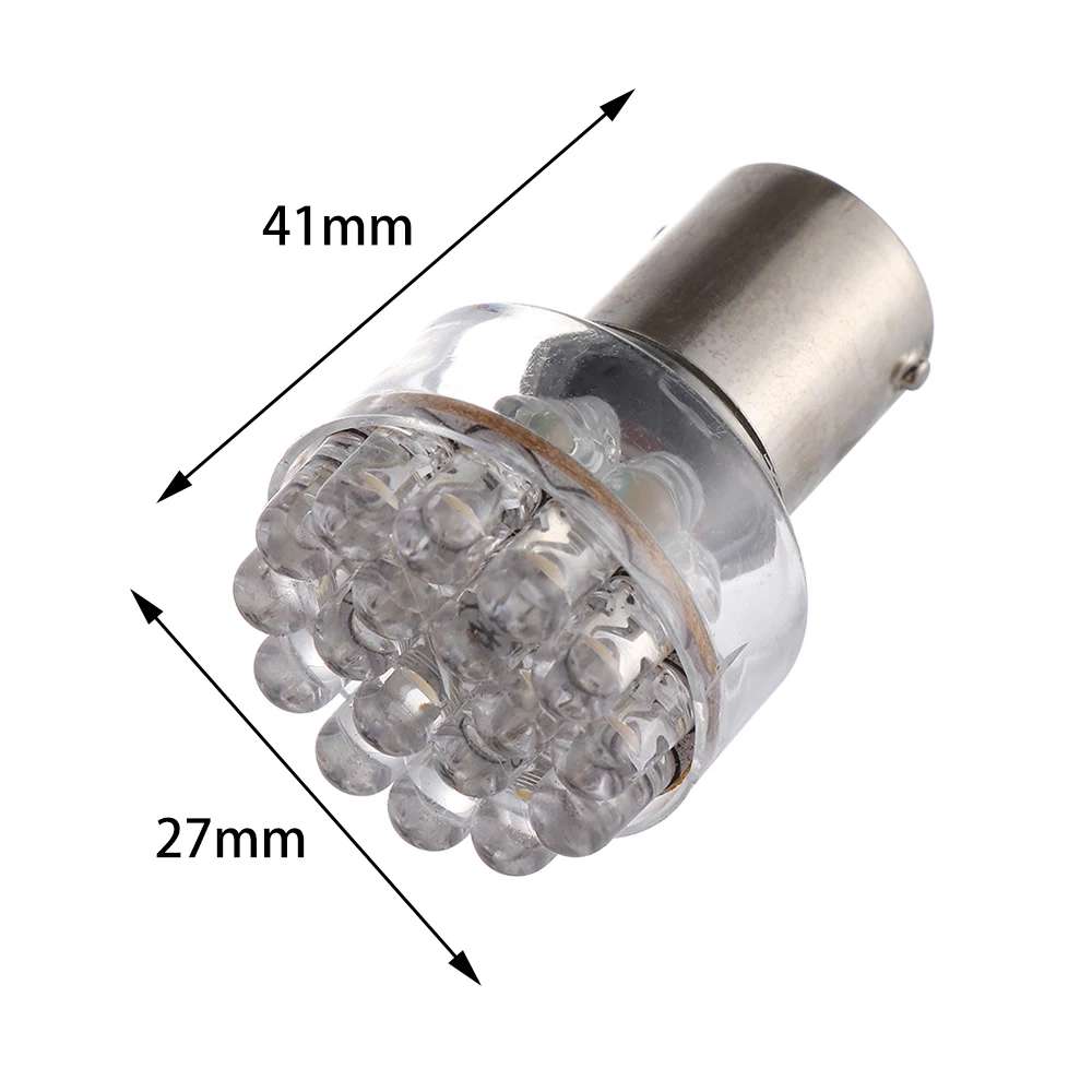1 Пара 1156 BAY15D 24 светодиодный 12 V автомобиля задние светодиодные лампы стоп-сигнала