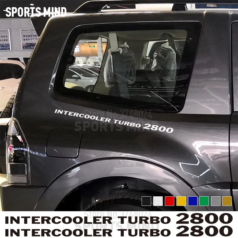 3 пары промежуточное турбо охлаждение 2800 стикер автомобиля наклейка автомобиль