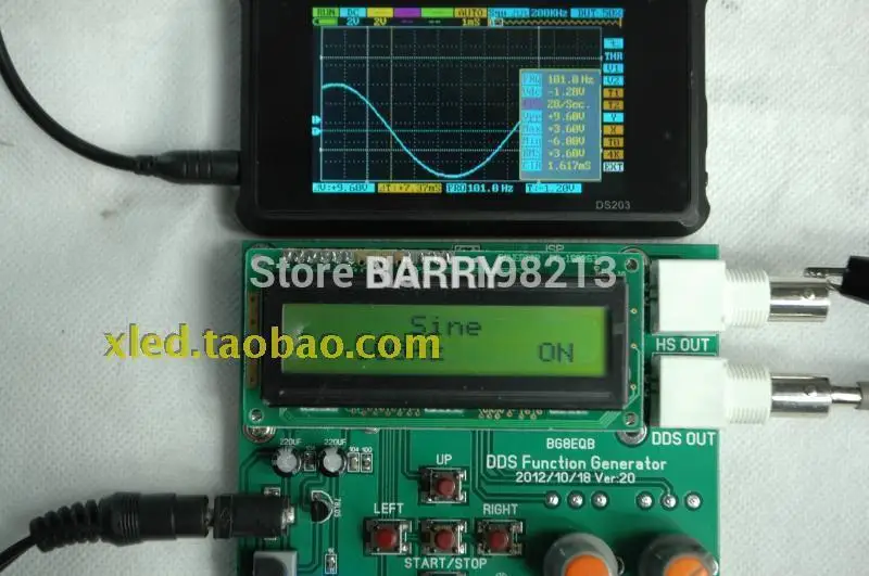 Новый модуль генератора сигналов низкочастотного тестирования с функцией DDS