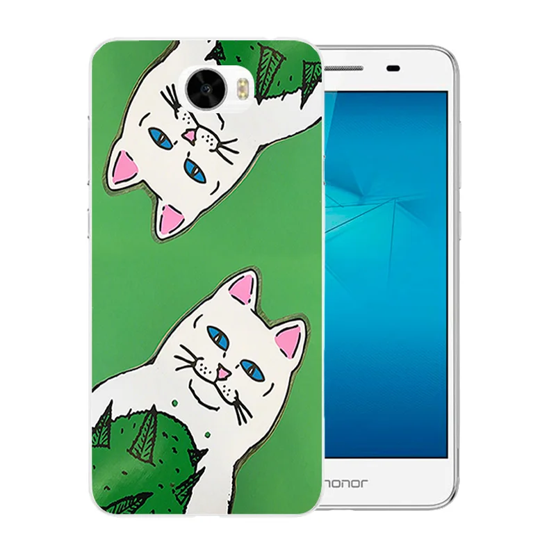 Мягкий термополиуретановый Чехол для мобильного телефона Чехлы Huawei Y5 II Y5ii Y52