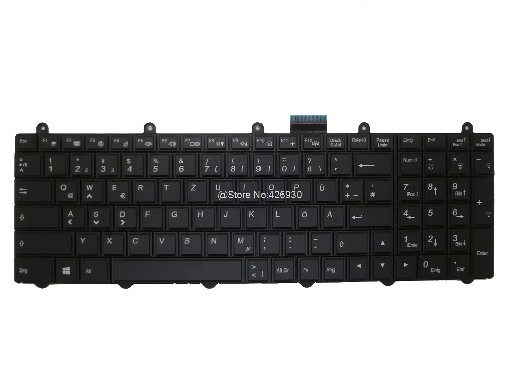 Клавиатура для CLEVO P157SM США 6-80-P17S0-010-3 V132150BK3 Belgium BE 6-80-P170-240-3 V132150BK3