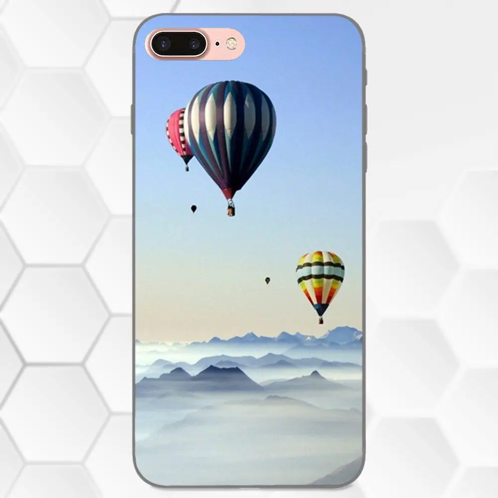Цветной чехол для телефона с воздушным шариком черный Xiaomi Redmi Note 2 3 4 4A 4X 5 5A 6 6A Plus Pro