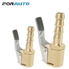 1 шт. латунный клапан для шин воздушный насос Патрон Зажим высокое качество автомобильные шины для грузовых шин клапан разъем 6 мм 8 мм зажим