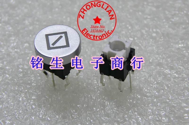 10 шт./Лот квадратная светодиодная кнопка переключения сенсорная со светодиодной