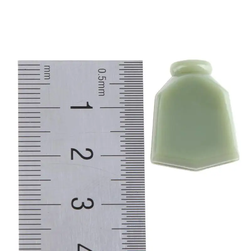 6 шт. Jade Green Guitar Tuning Peg Key Tuners машинные головки сменная Кнопка рукоятки Ручка колпачок для профессиональных гитарных аксессуаров