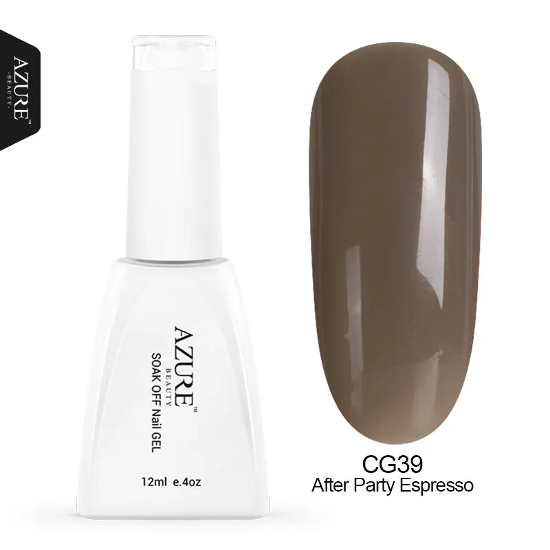УФ Гель лак Azure серии Coffee Lover 12 мл серый для ногтей светодиодная лампа ногтей|gel polish