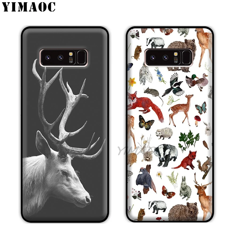 YIMAOC Черный Мягкий ТПУ силиконовый чехол для Samsung Galaxy S10 S10e S9 S8 Plus S7 S6 Edge &amp J6 |