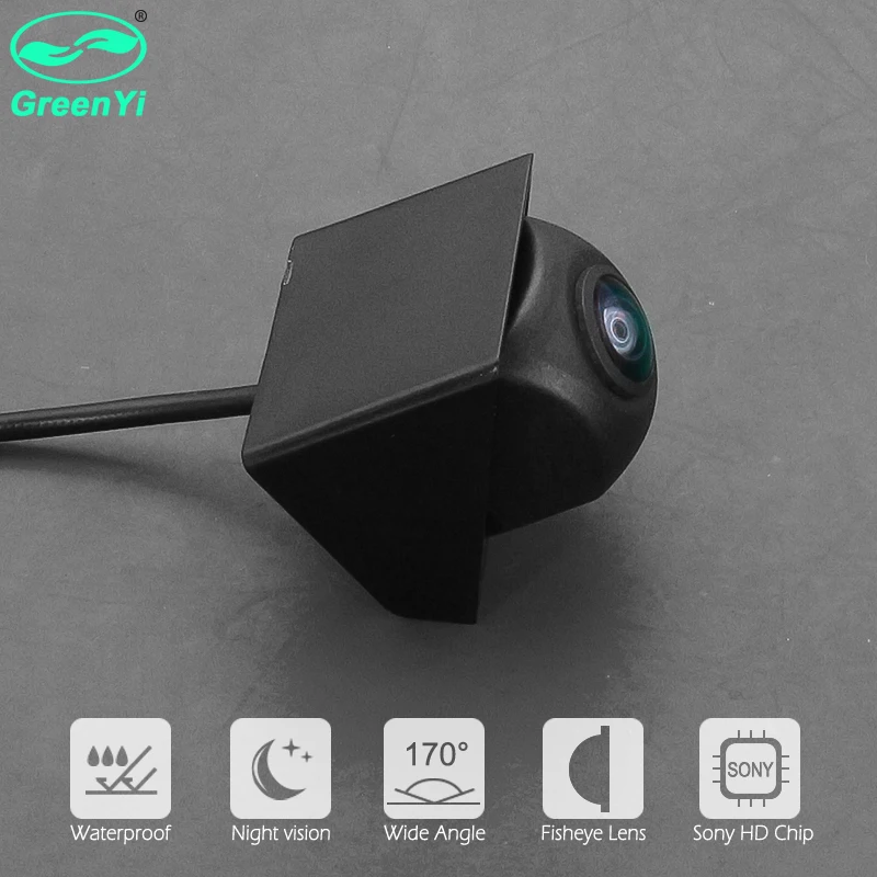 GreenYi HD 170 градусов 1080P Рыбий глаз объектив звездный свет ночное видение задний вид