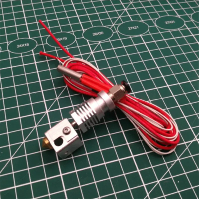 

1pcs 1.75/3mm Hexagon AO All Metal Hotend kit DIY RepRap Lulzbot 3D printer part 12/24V