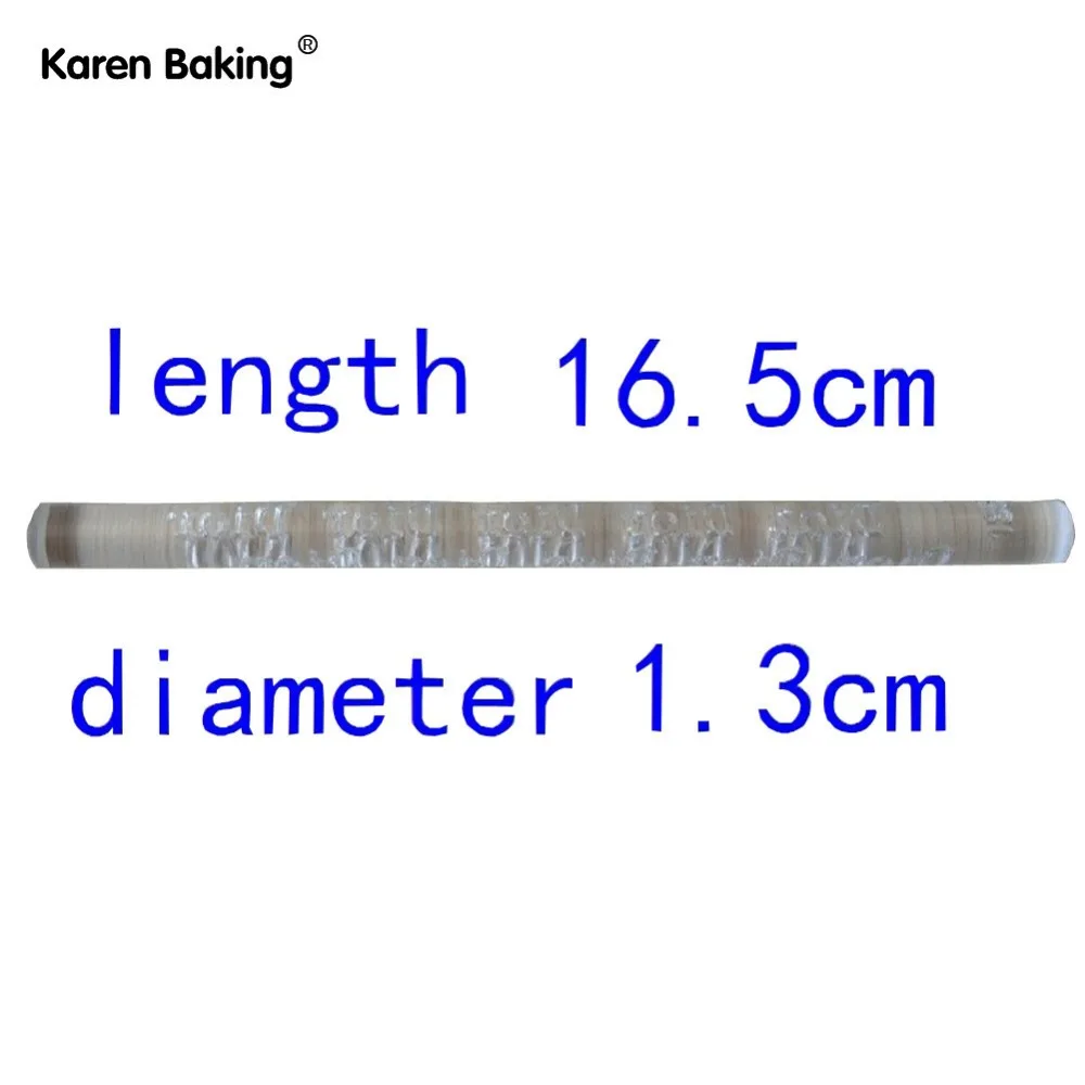 Различные размеры Тиснение rolling Шпильки Сахар ремесло Инструменты Помады