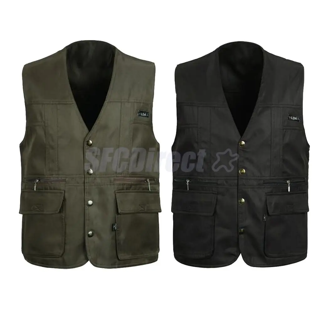 Мужской двусторонний жилет для рыбалки походов и охоты|fishing vest|jacket jacketjacket men |